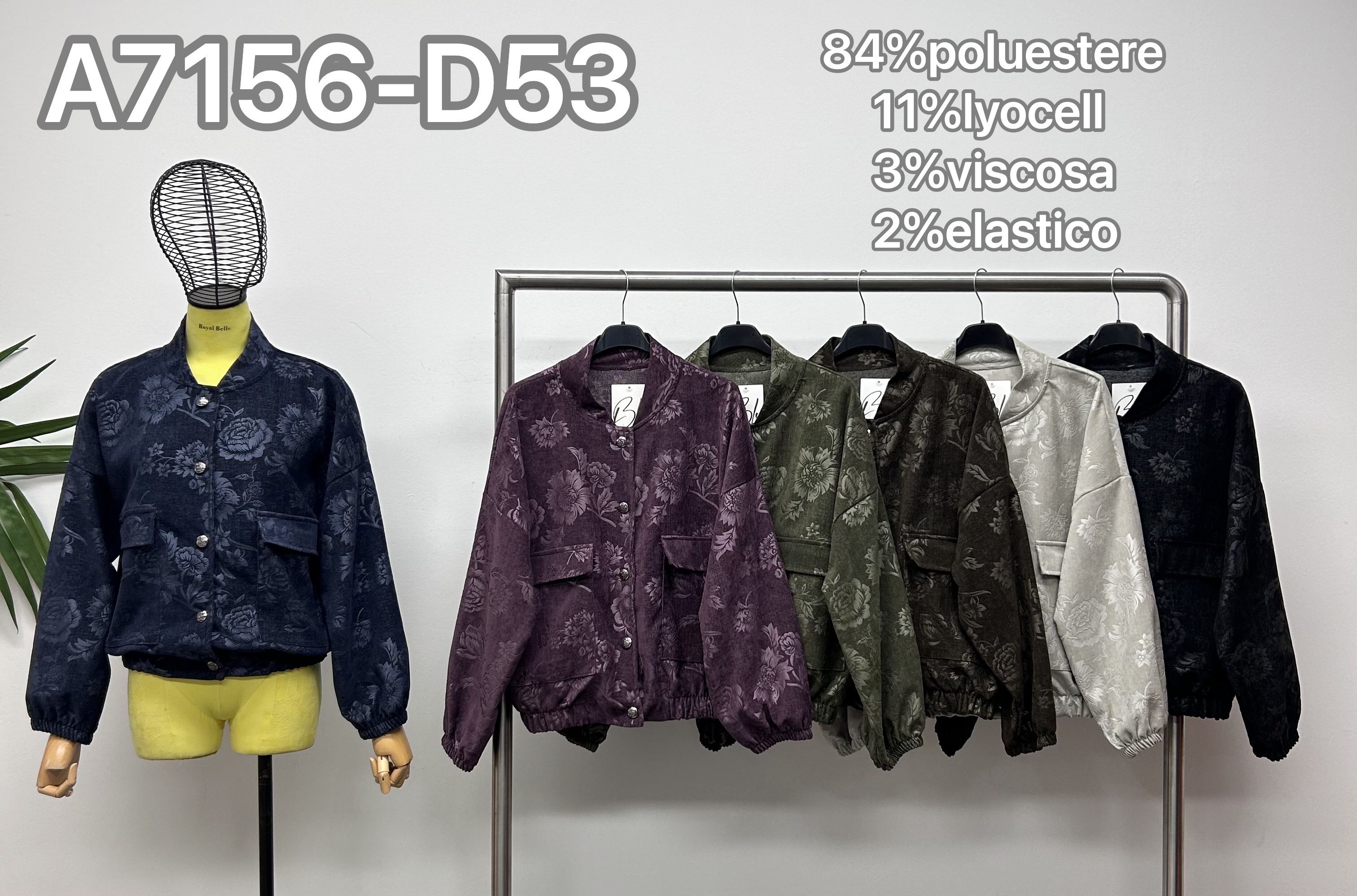 Floral Bomber Jacket