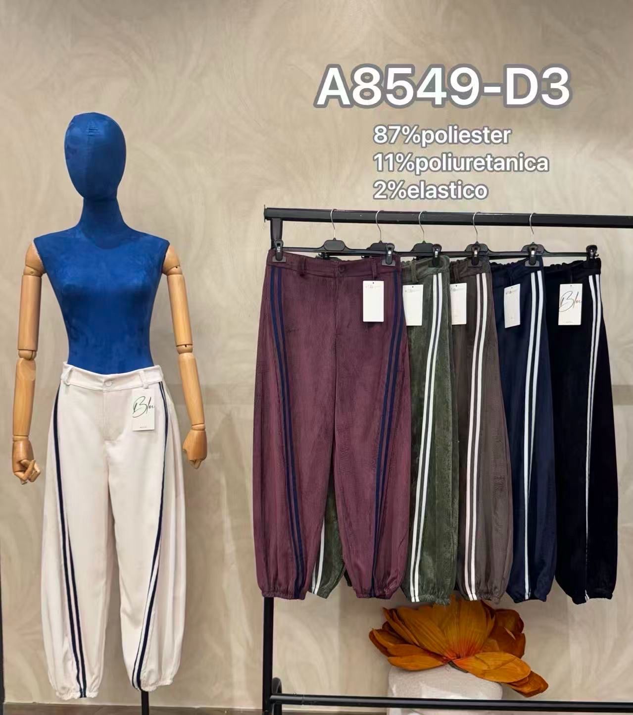 Jogger Trousers with Side Stripes