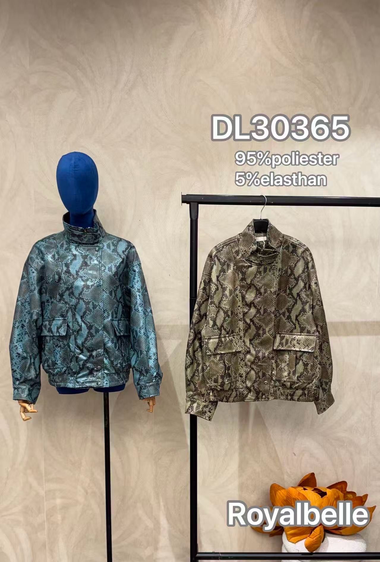 Snake-Print Jacket