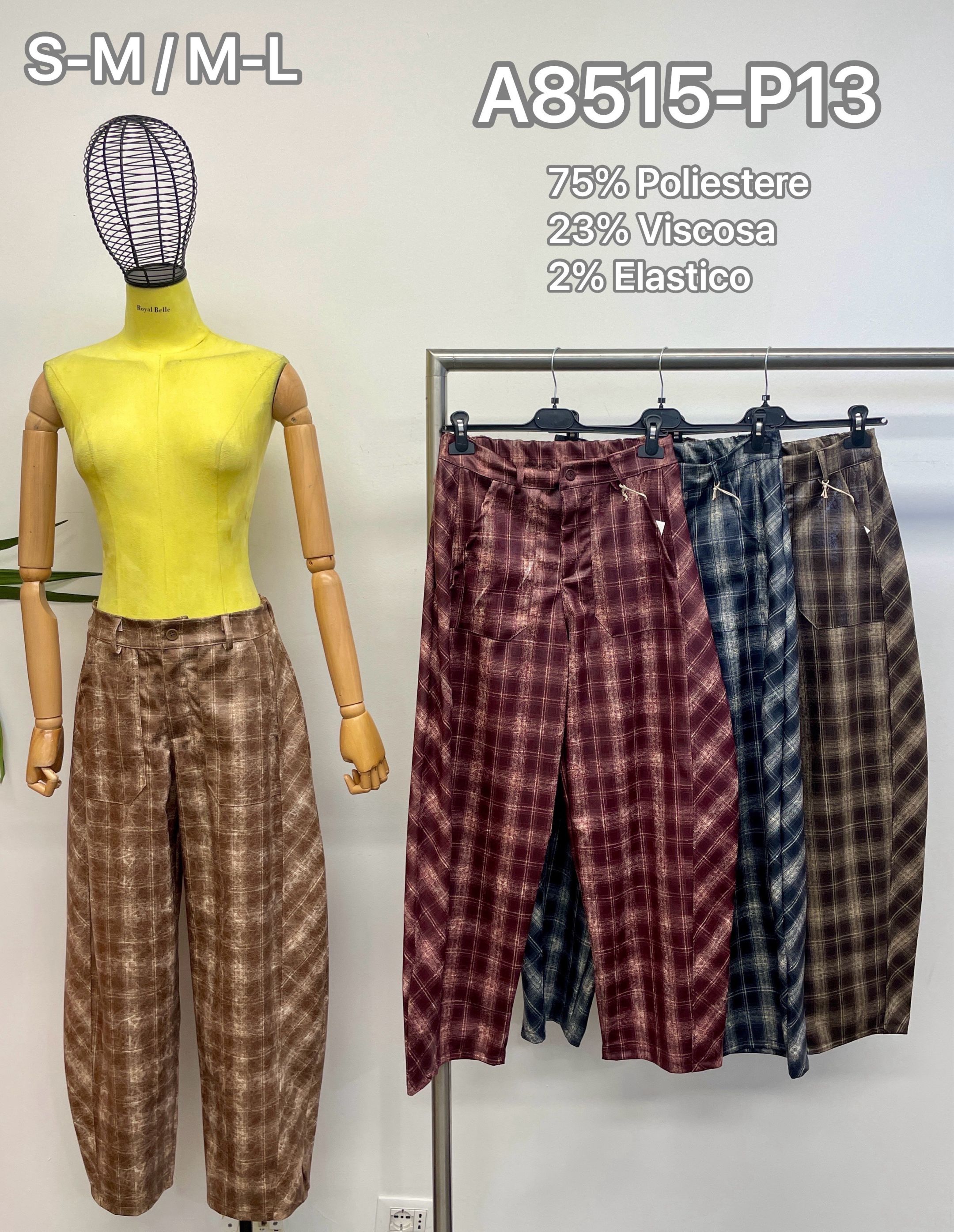 Wide‑Leg Drawstring Trousers
