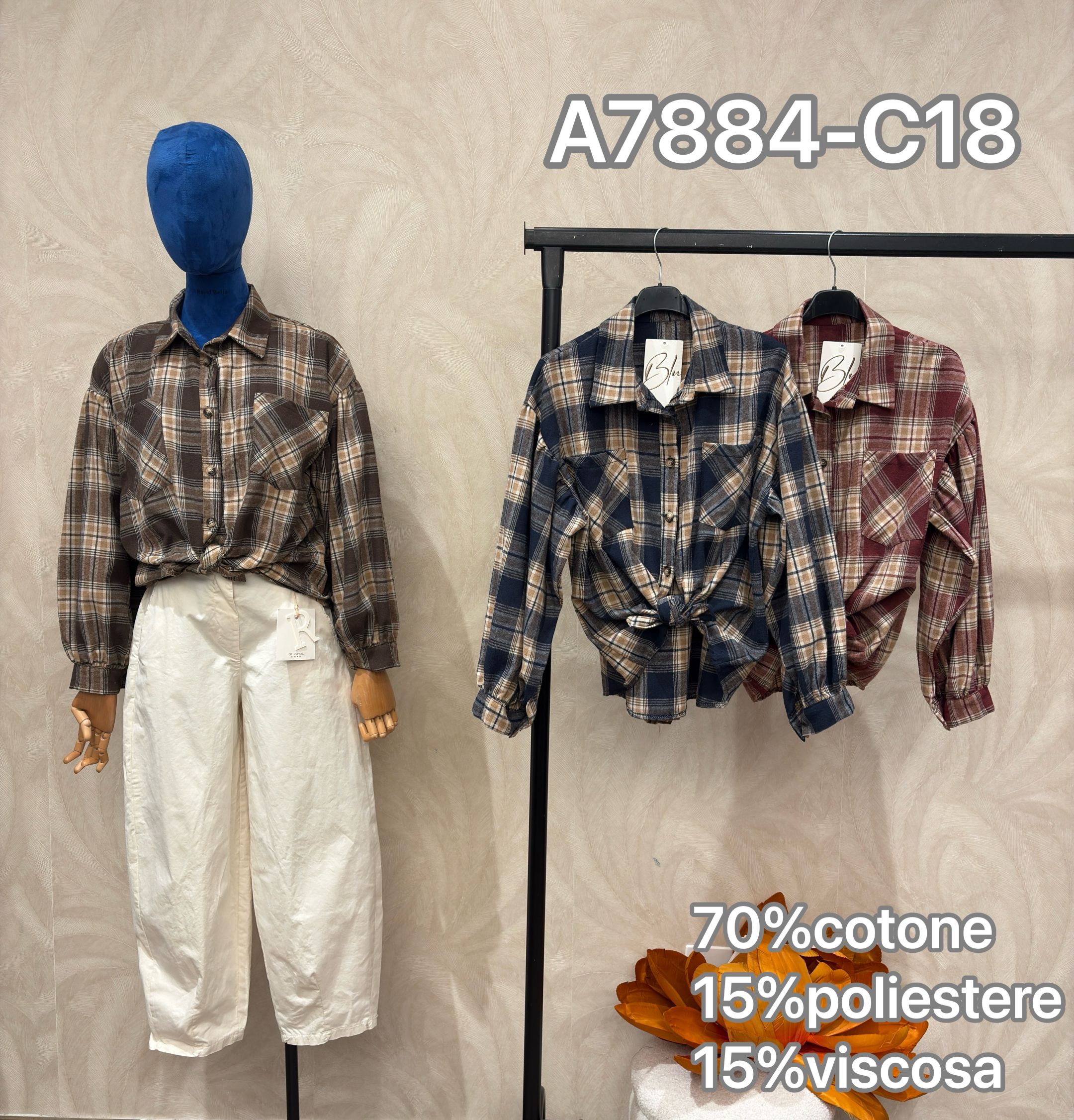 Oversized Shirt with Collar