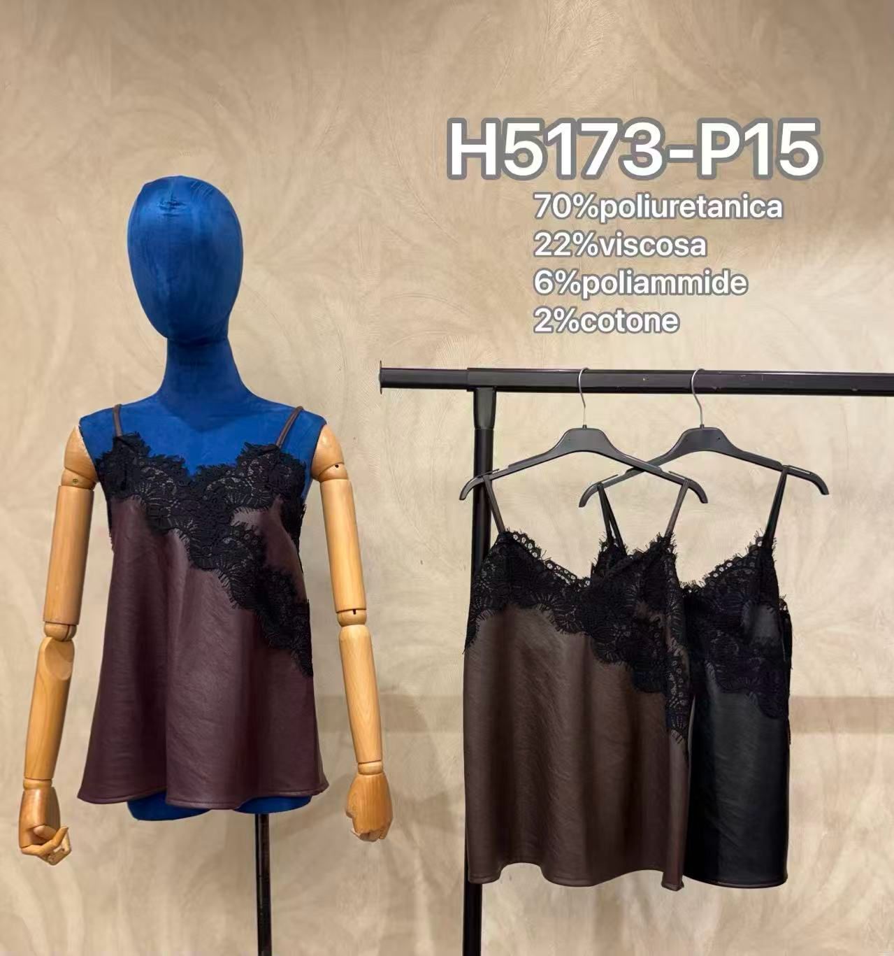 Satin Lace-Trim Camisole