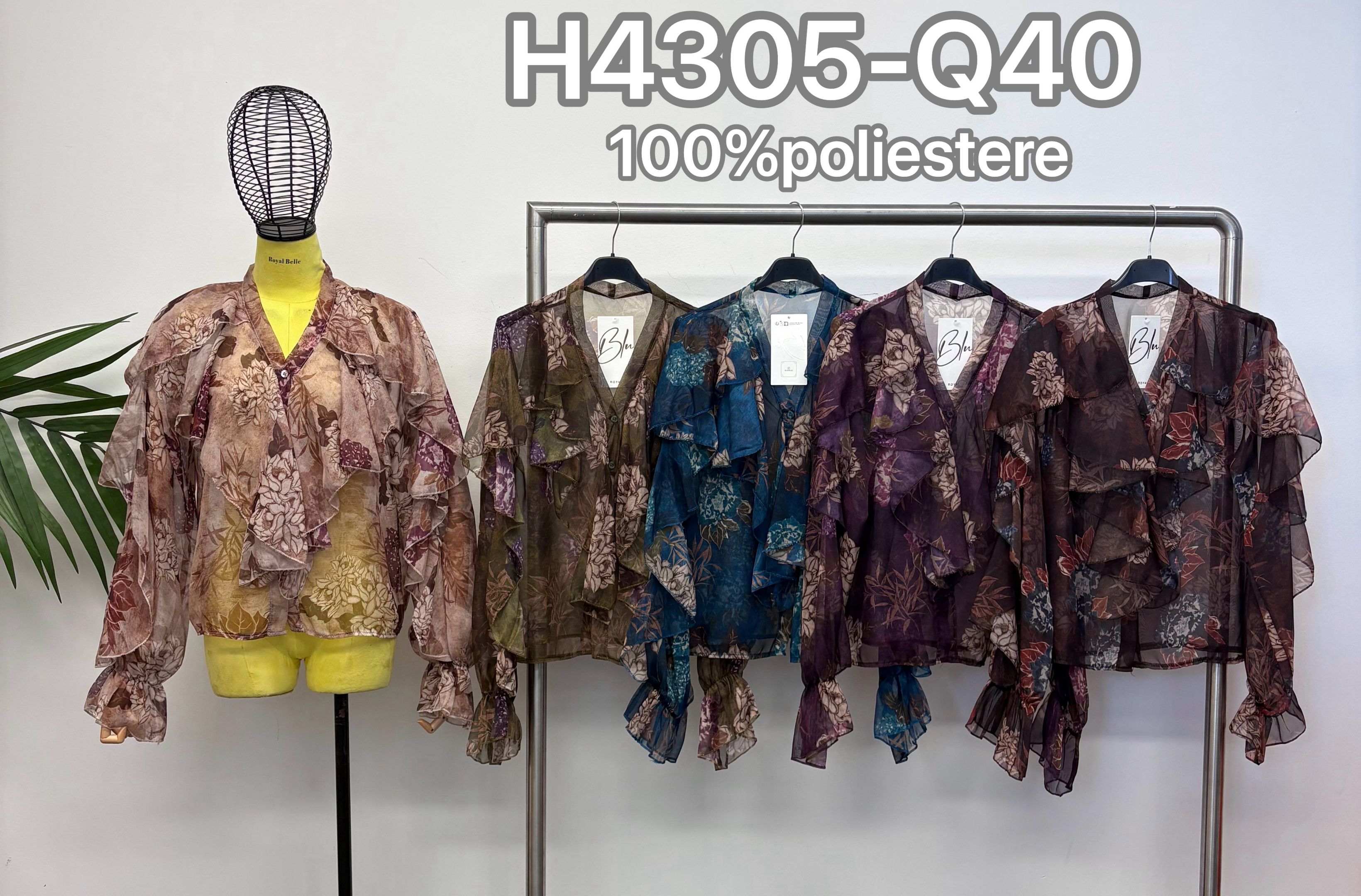 Loose Ruffled Blouse