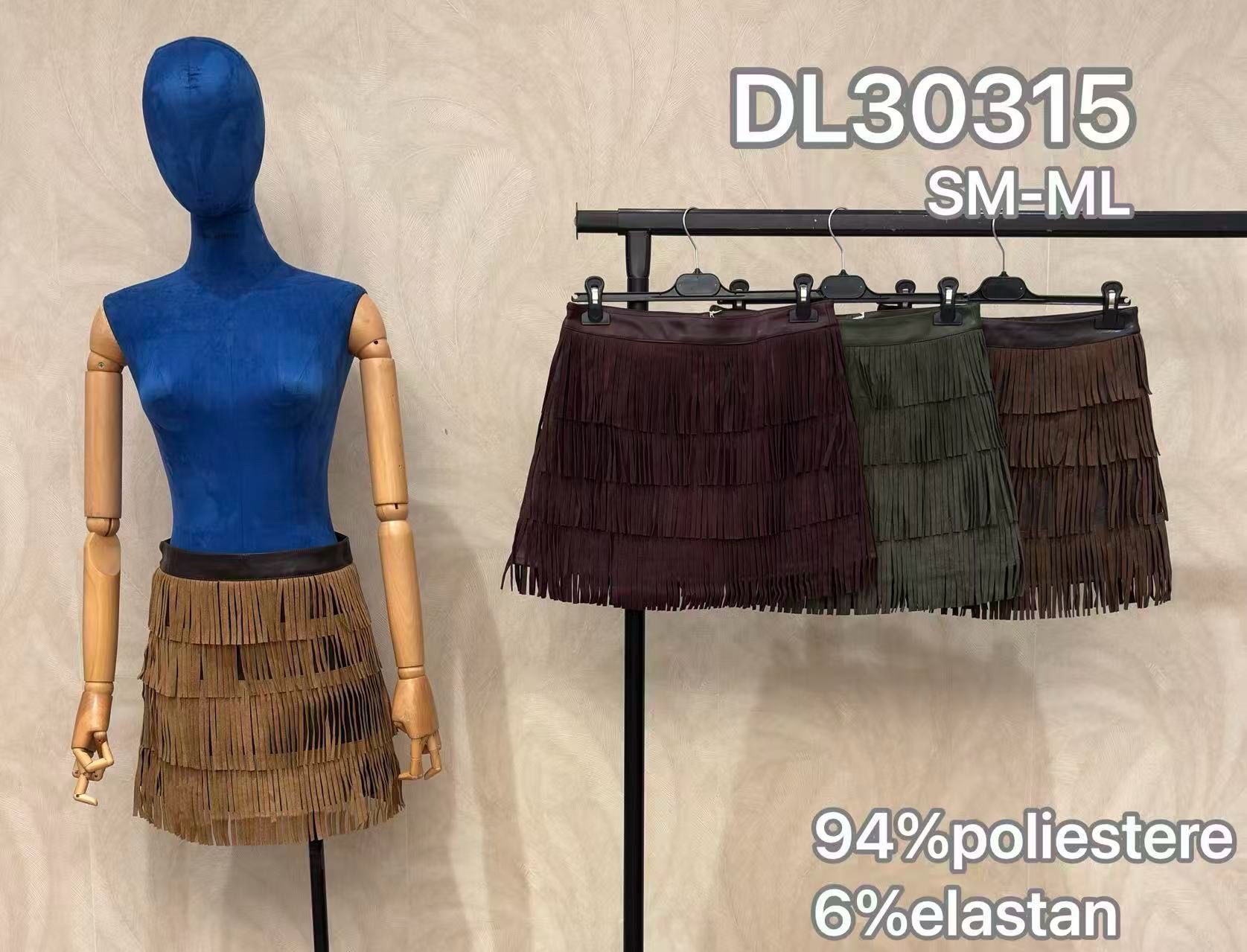 Fringe-Trim Mini Skirt
