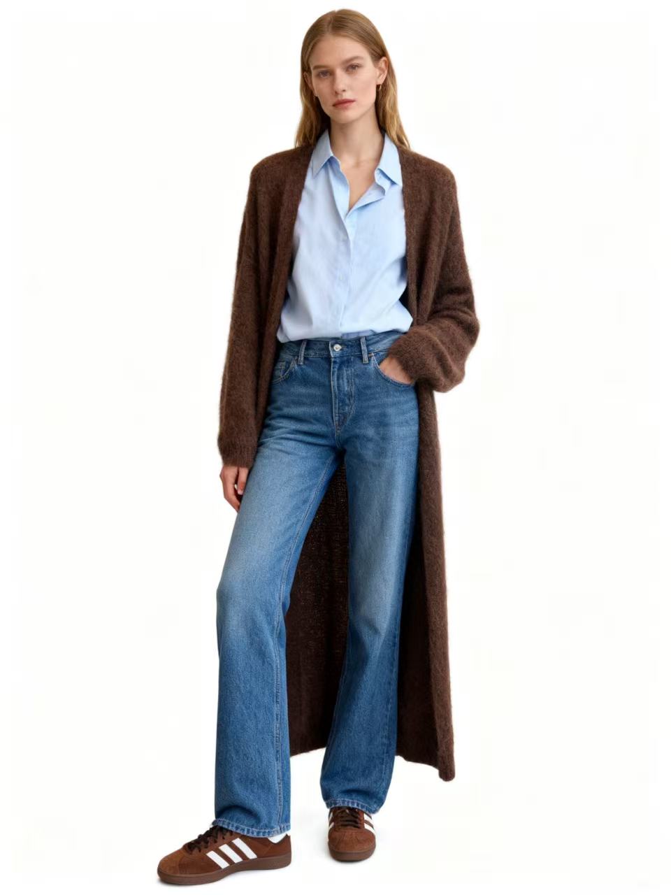 Long Relaxed Cardigan