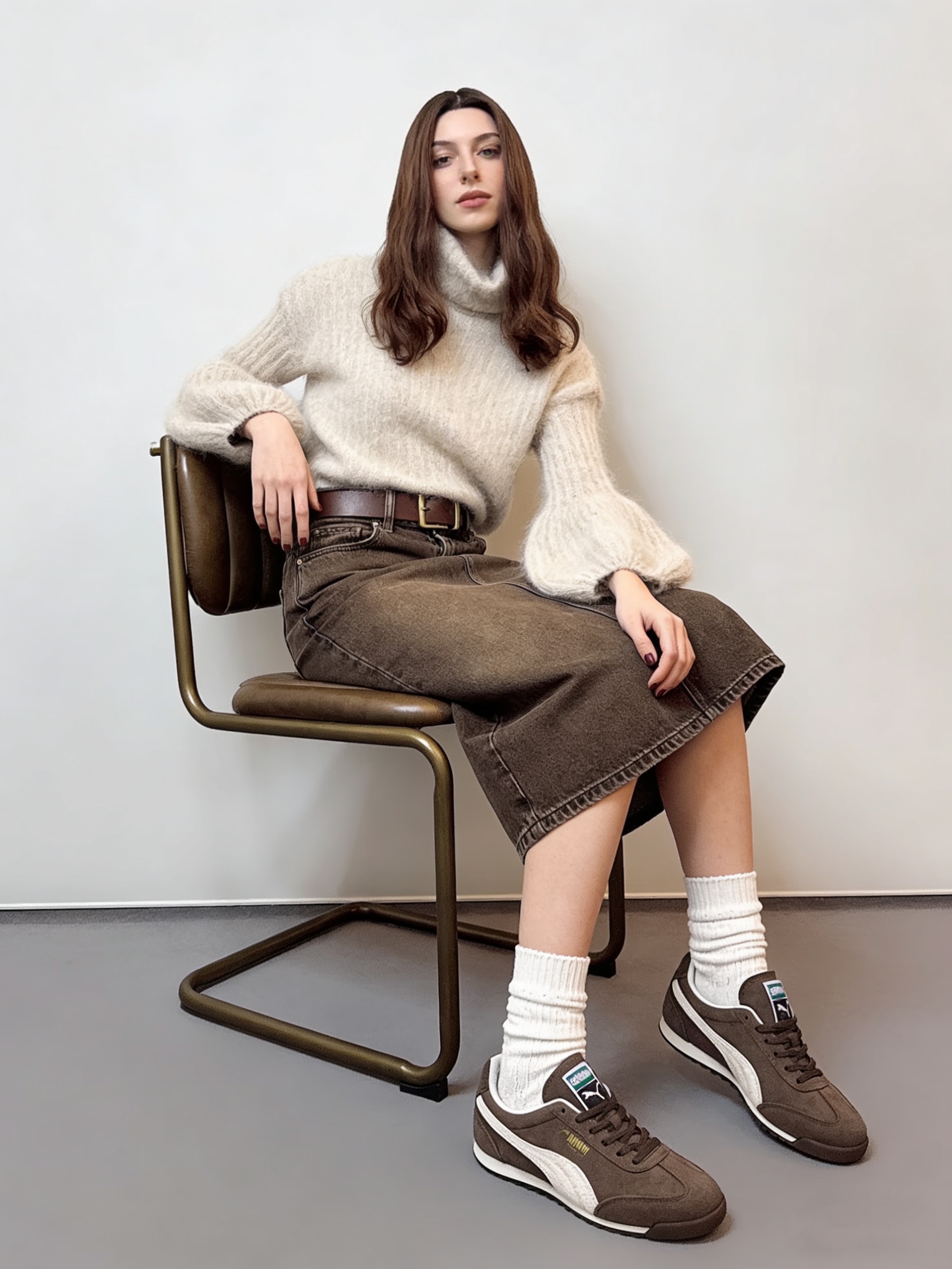 Oversized Turtleneck Sweater