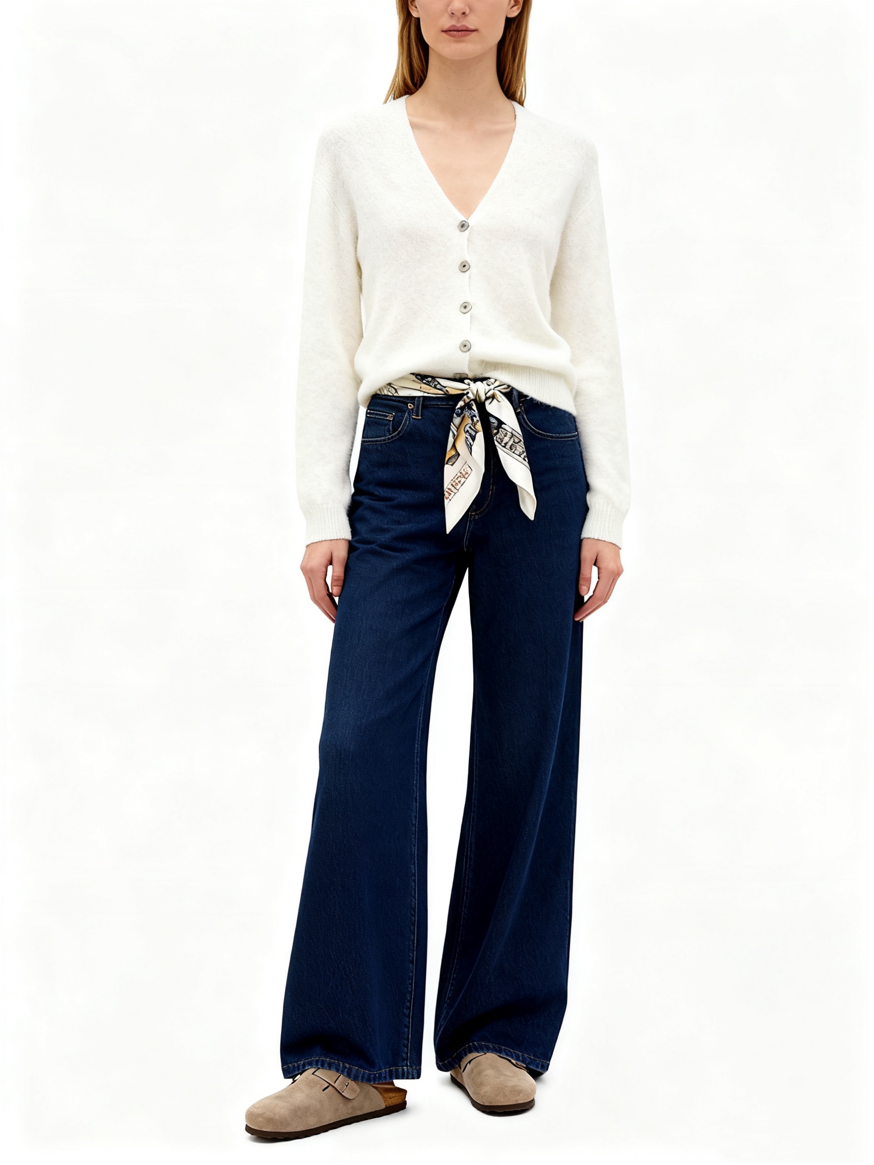 Classic Hip-Length Cardigan