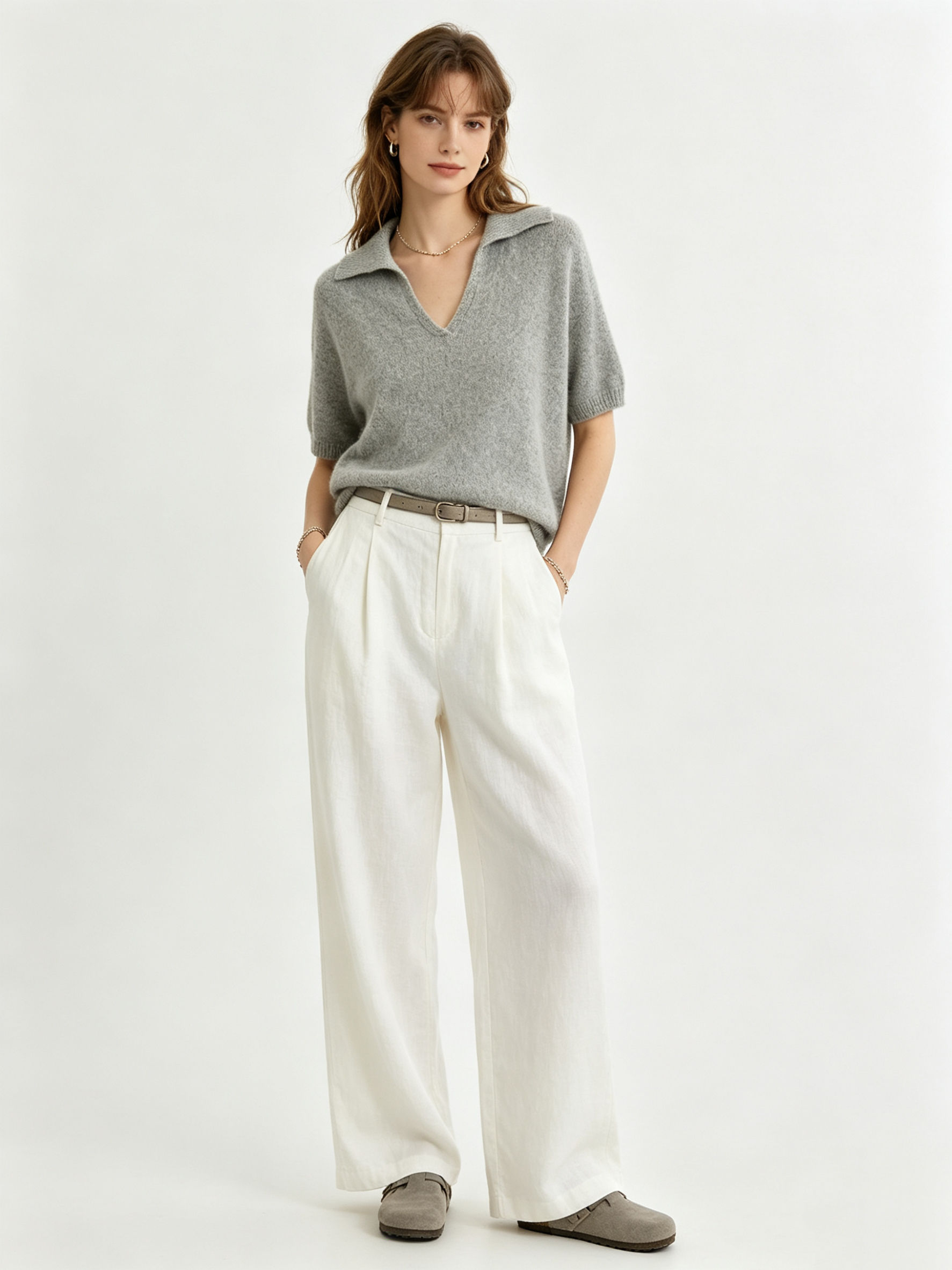 Relaxed V-Neck Sweater