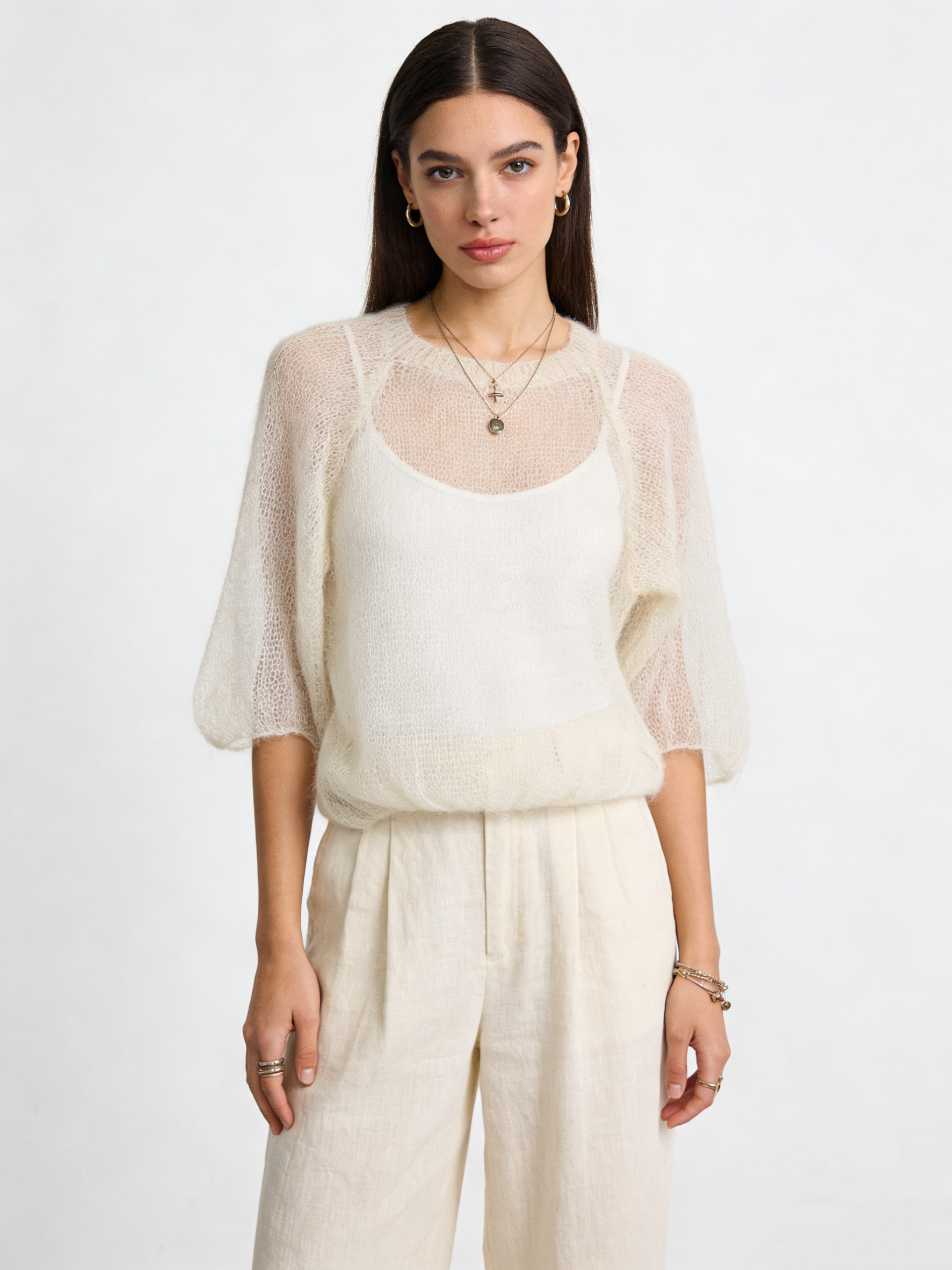 Relaxed Hip-Length Sweater