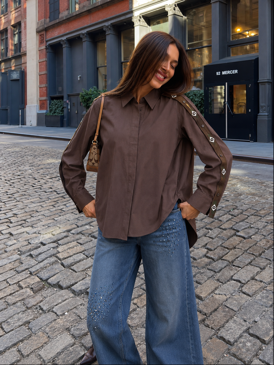 Relaxed Hip-Length Shirt