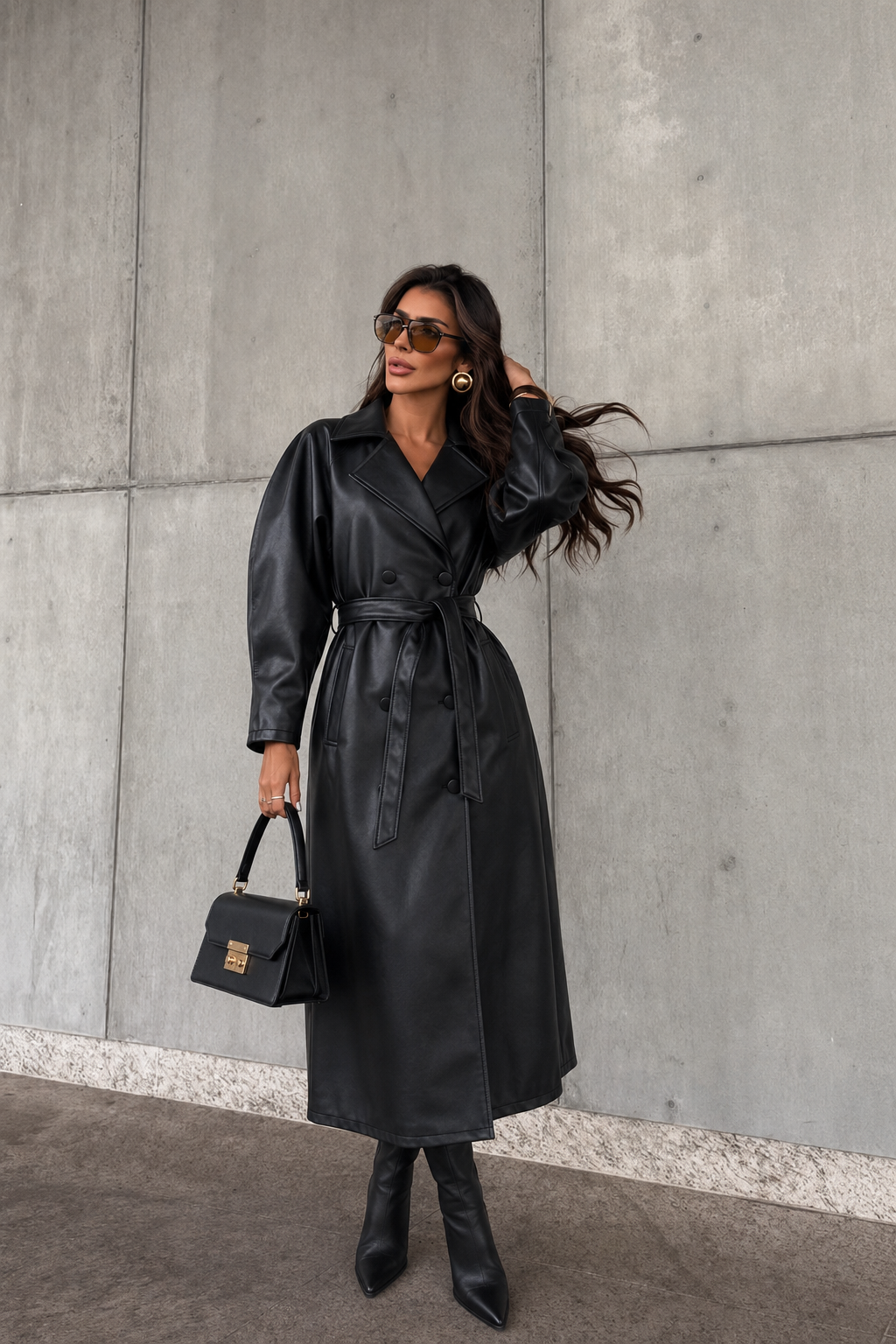 Midi Insulated 'Pazur' Coat