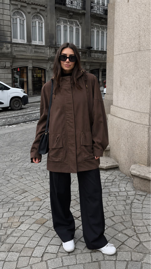 Oversized Hooded Jacket