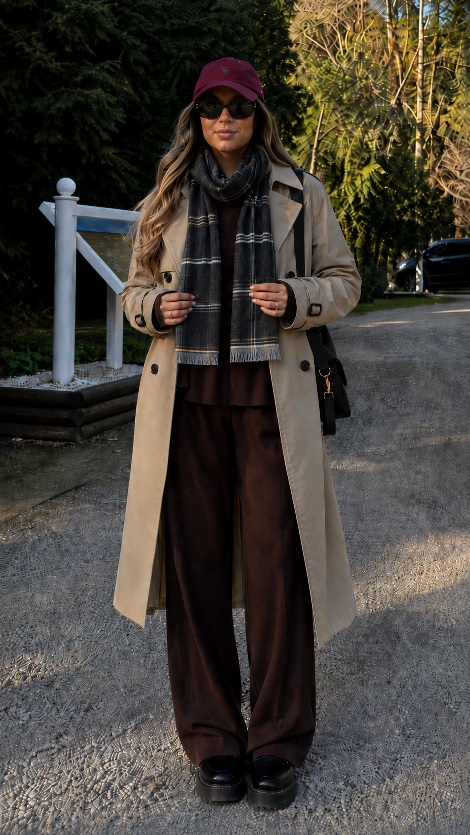Accessory: Checked Scarf