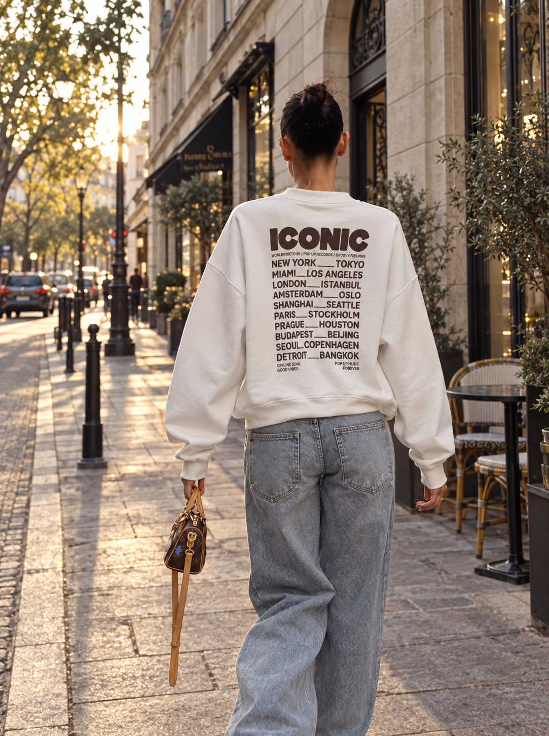 Oversize Sweatshirt with Print