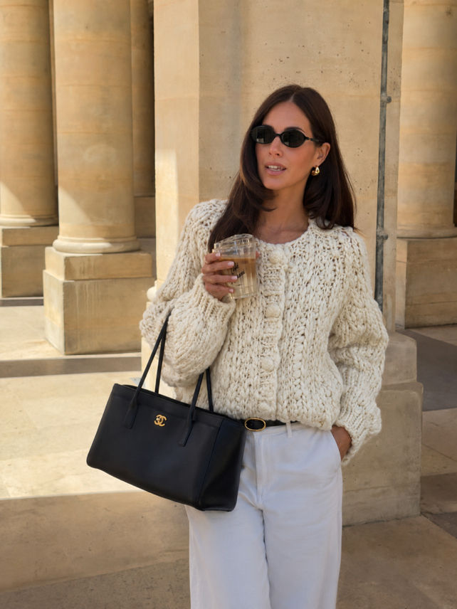 Relaxed Hip-Length Cardigan