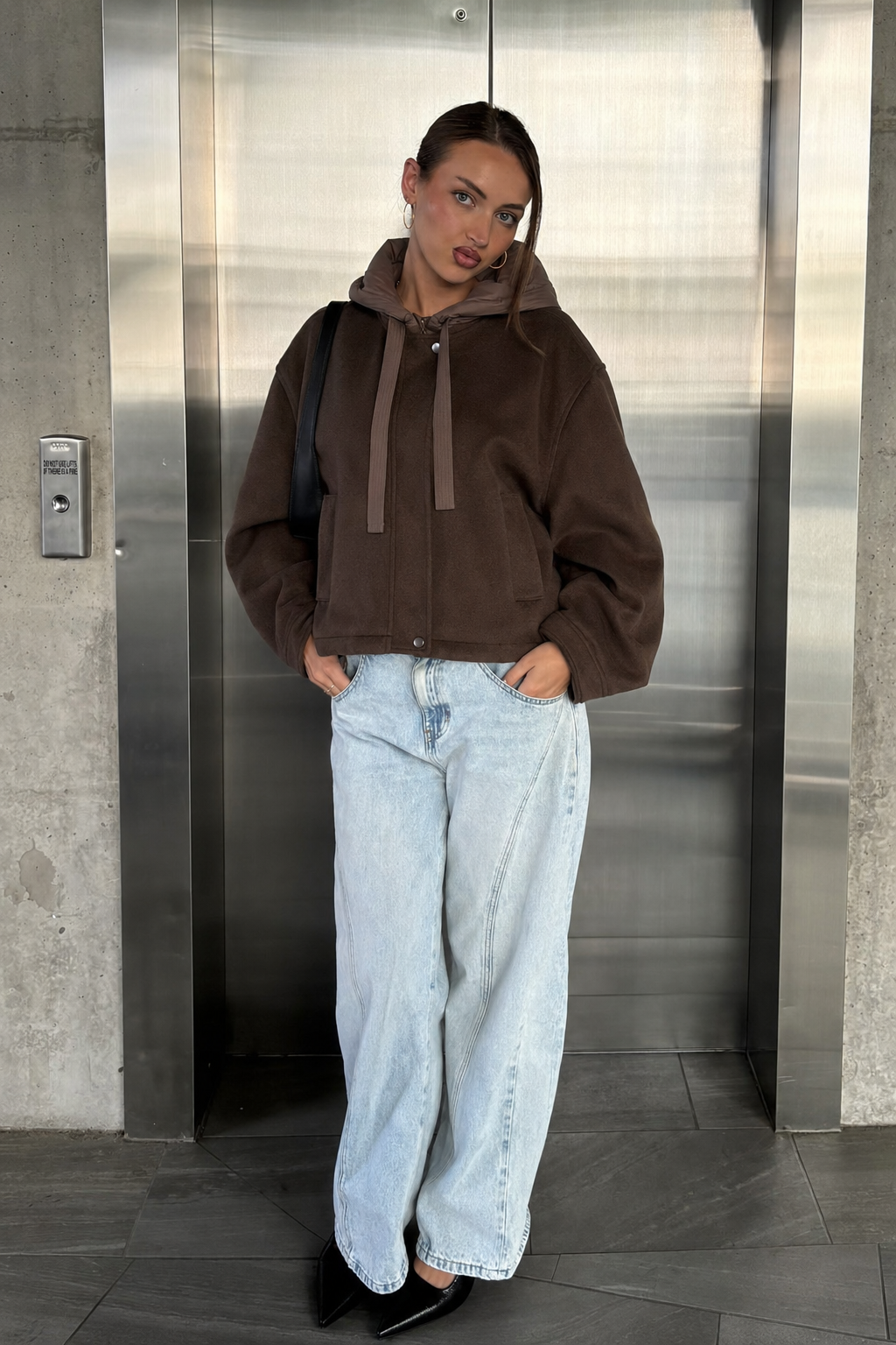 Oversize Hooded Jacket