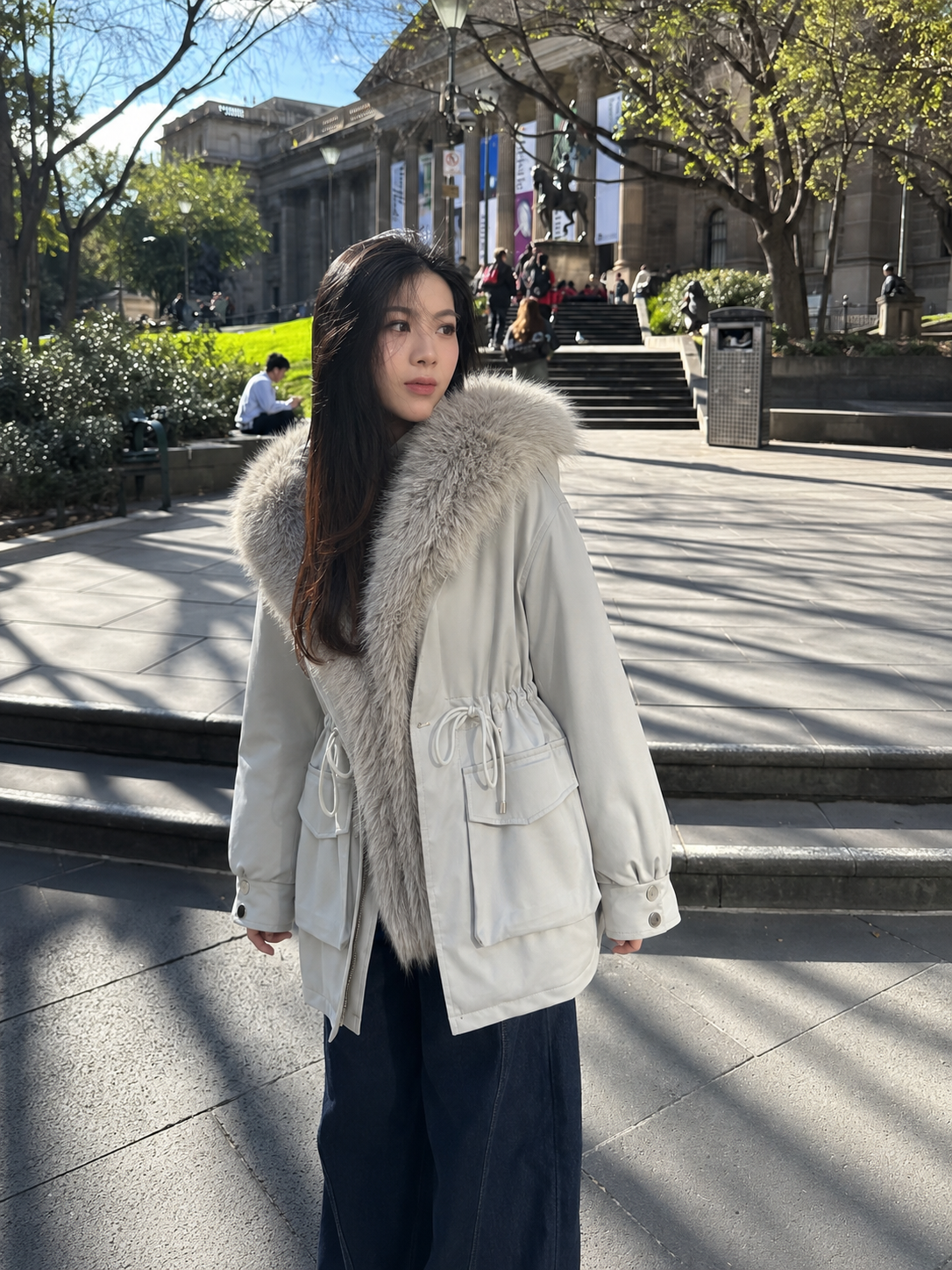 Extended Parka with Hood