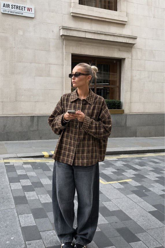 Oversize Shirt with Collar