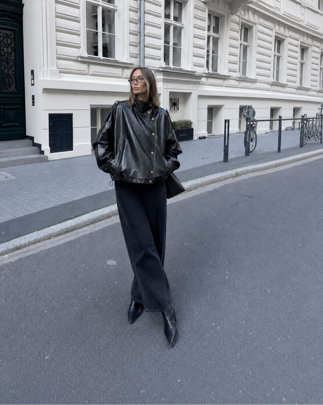 Oversized Hip-Length Jacket