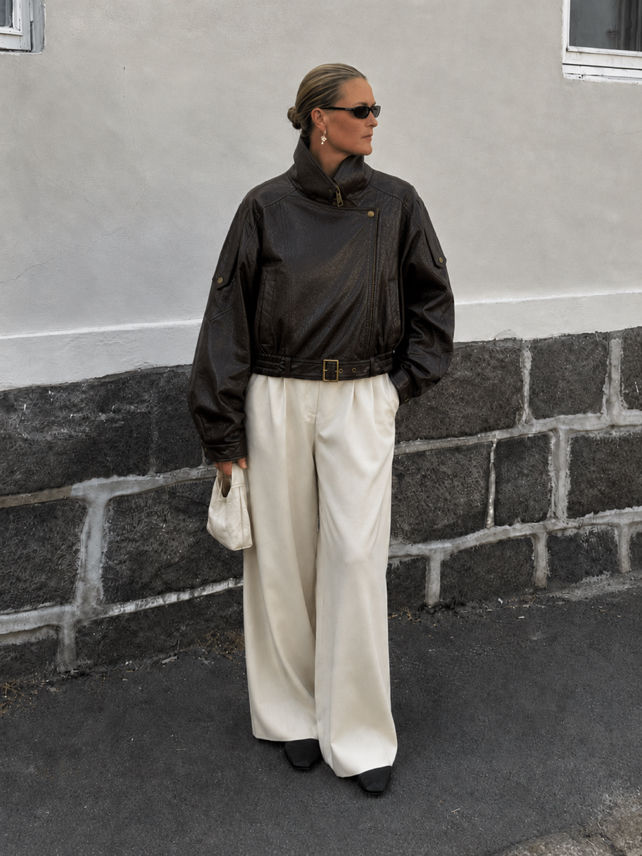 Oversized Jacket with Collar