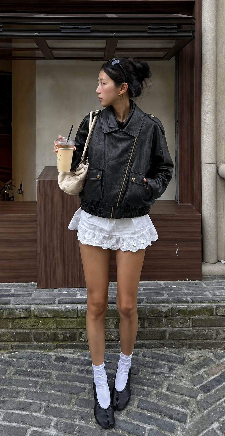 Oversize Jacket with Collar