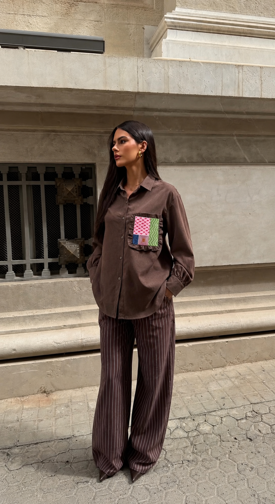 Relaxed Hip-Length Shirt