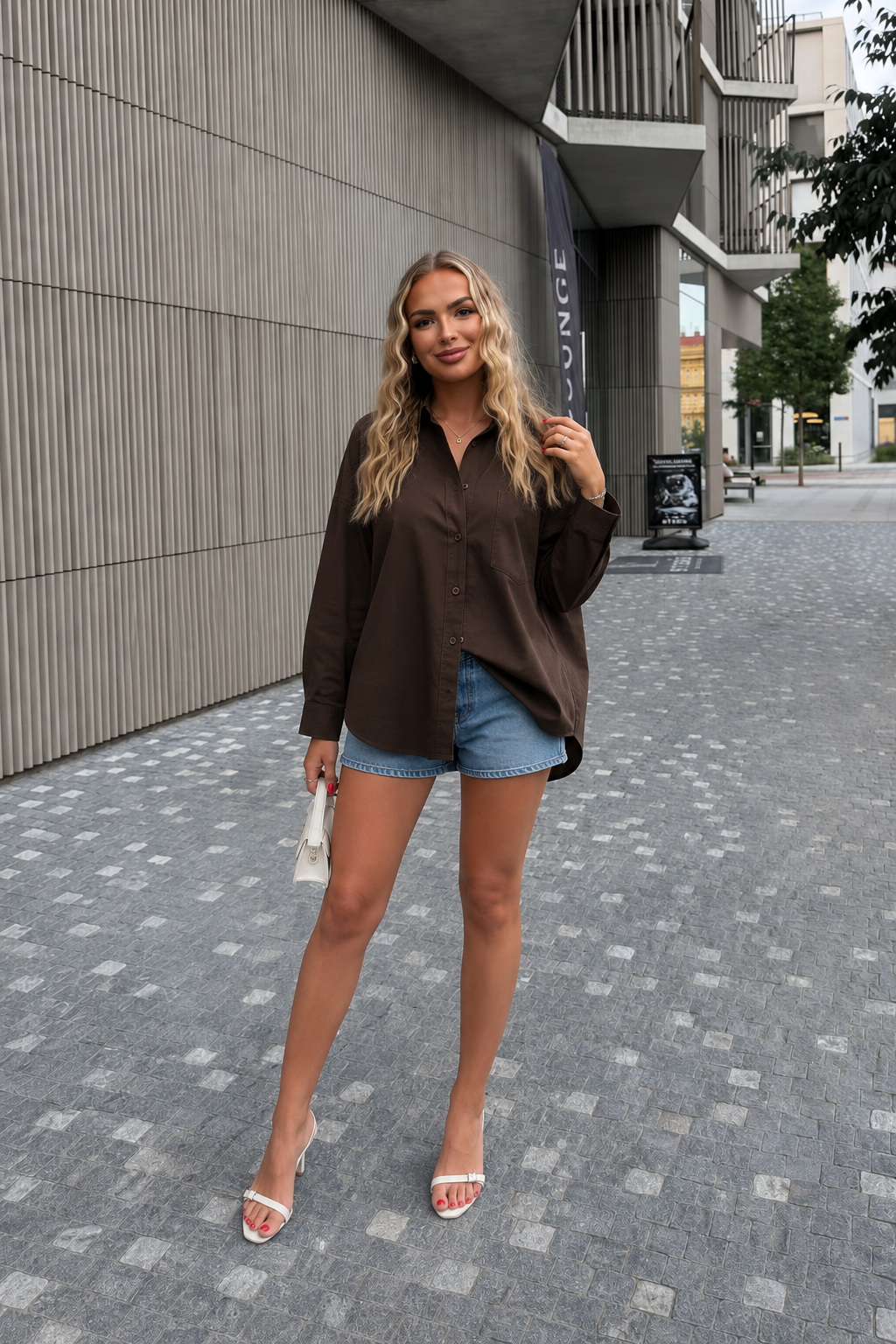 Relaxed Hip-Length Shirt