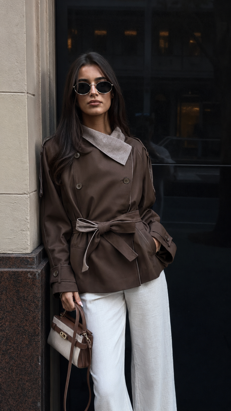 Tailored Jacket with Belt