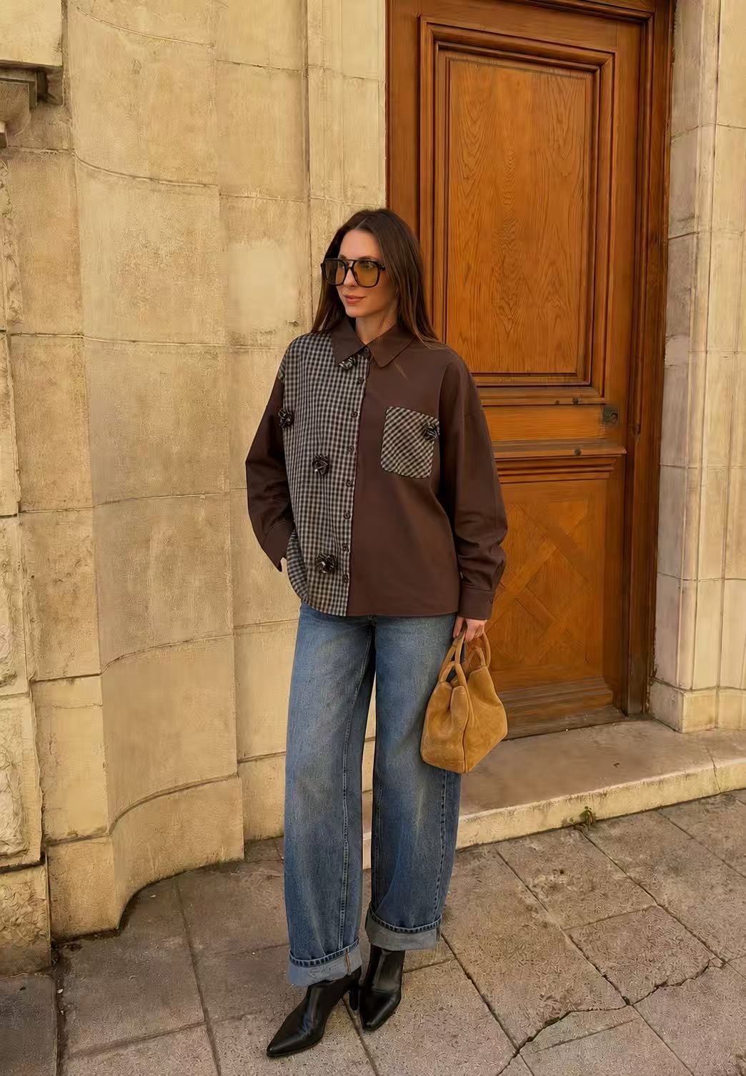 Relaxed Shirt with Collar