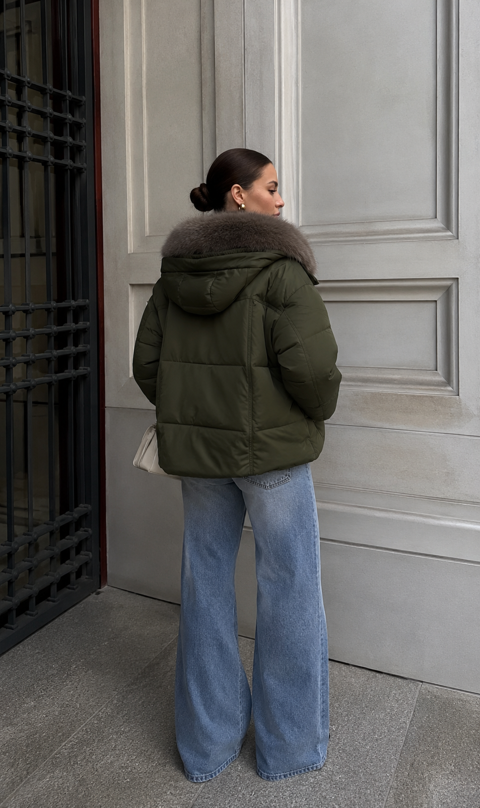 Cropped Hooded Jacket