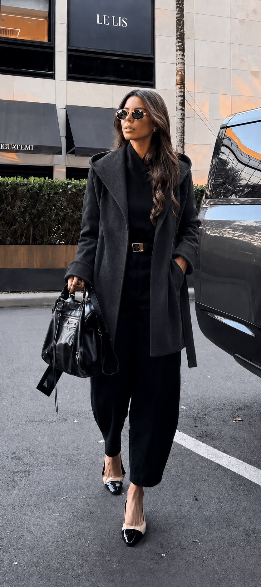 Wrap Coat with Hood
