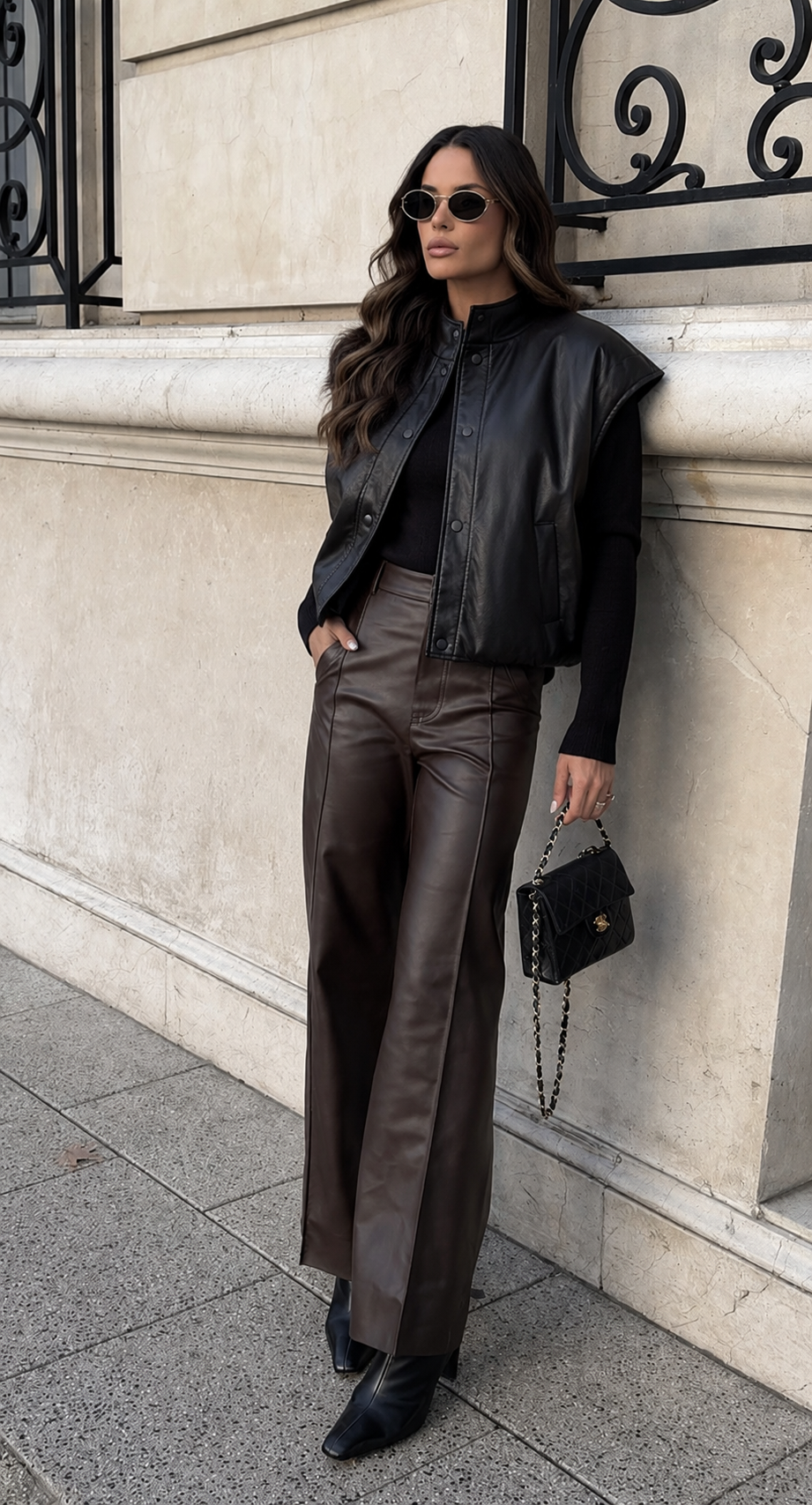 Stand-Collar Vest