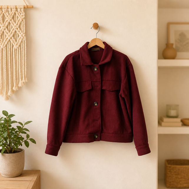 Cropped Shirt Jacket