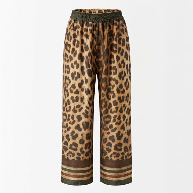 Palazzo Trousers with Drawcords