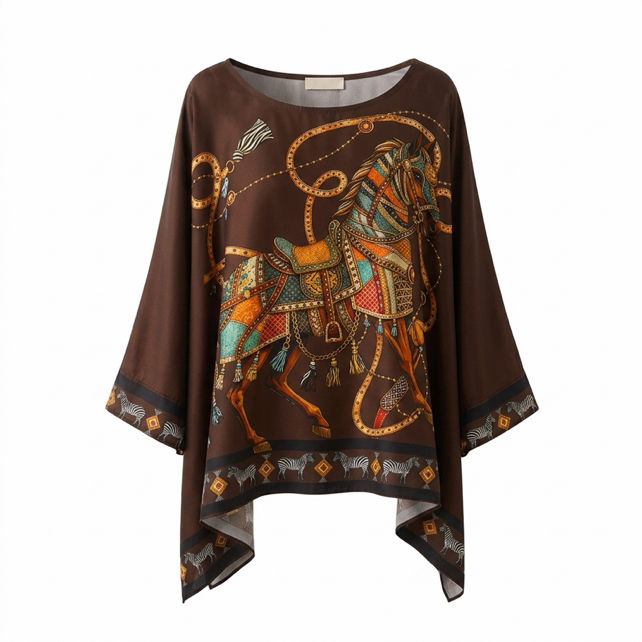 Oversized Asymmetric Blouse