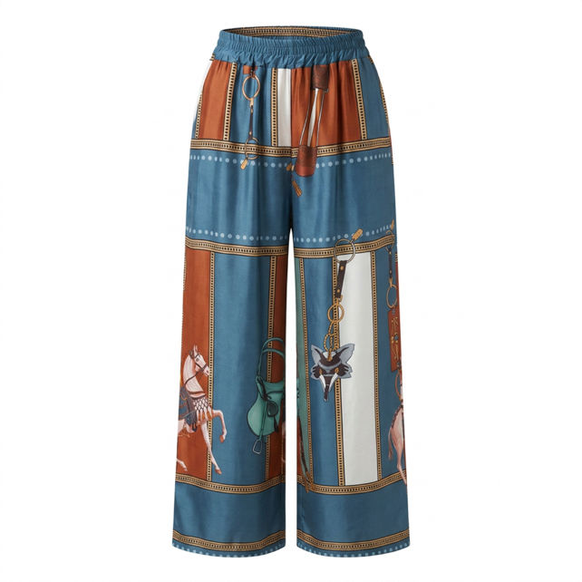 Wide Drawstring Trousers