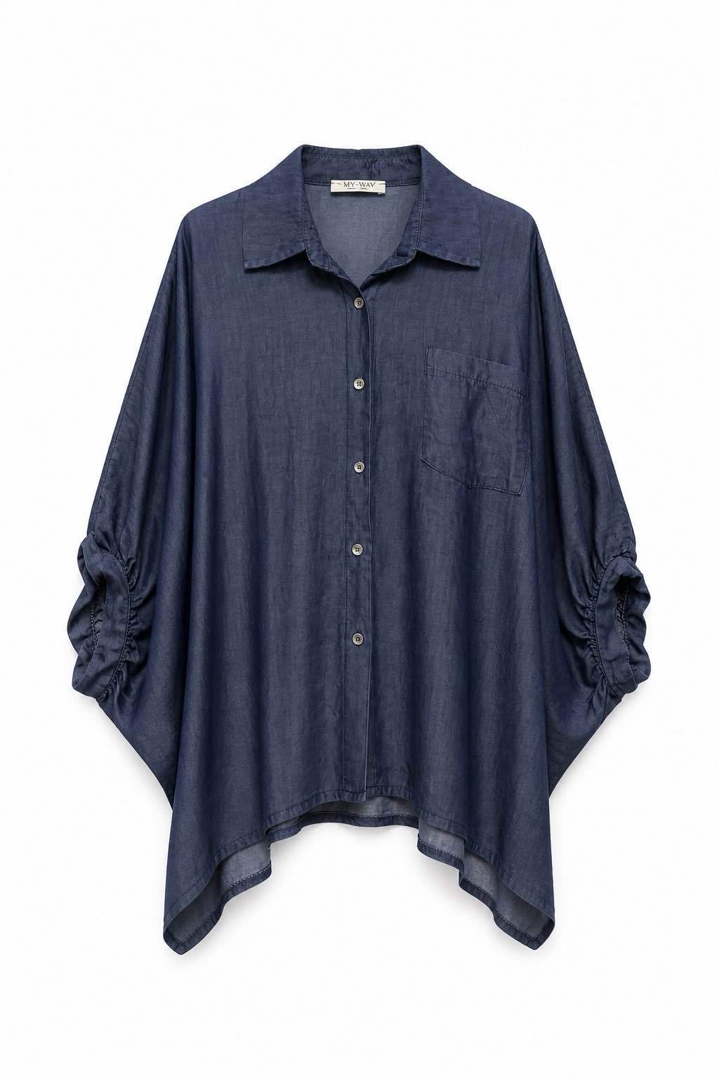 Oversize Shirt with Collar