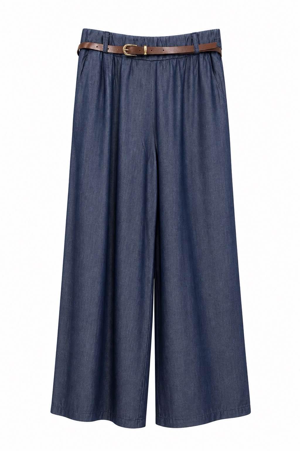 Wide Pleated Trousers