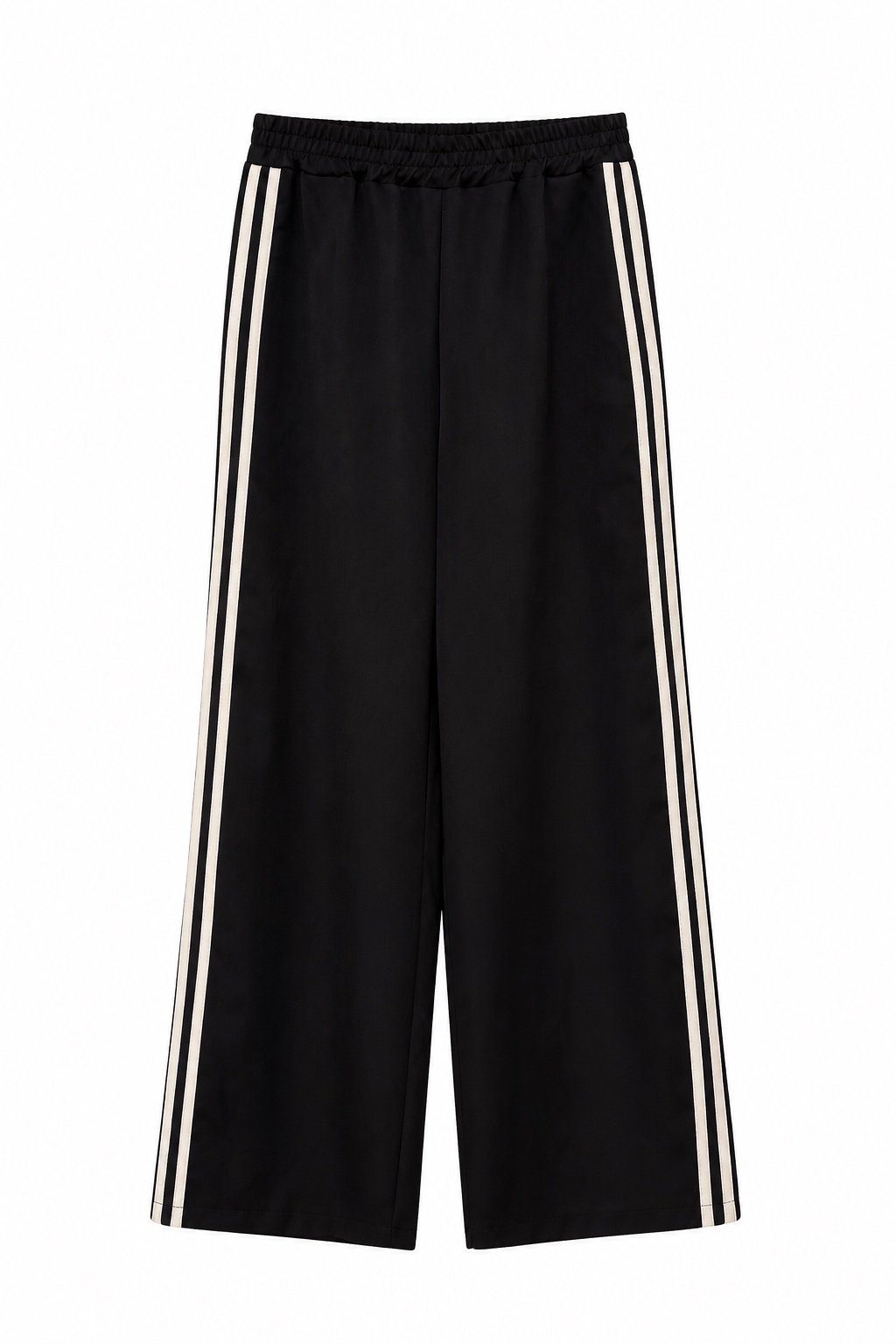 Wide‑Leg Trousers with Side Stripes