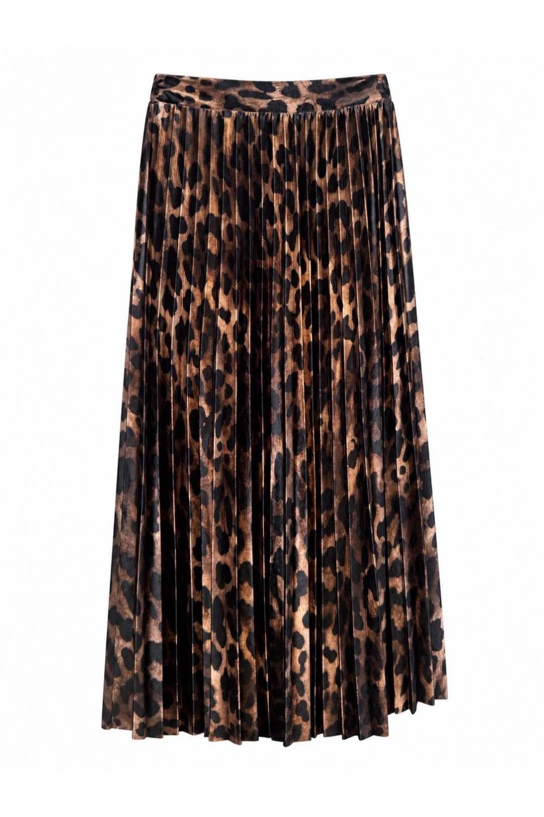 Pleated Maxi Skirt