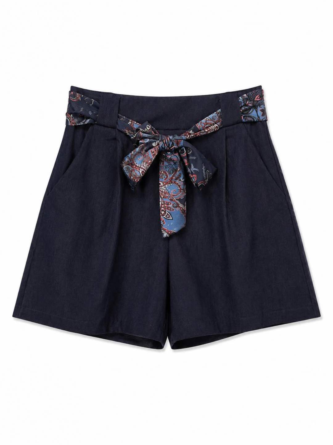 High-Waist Tailored Shorts