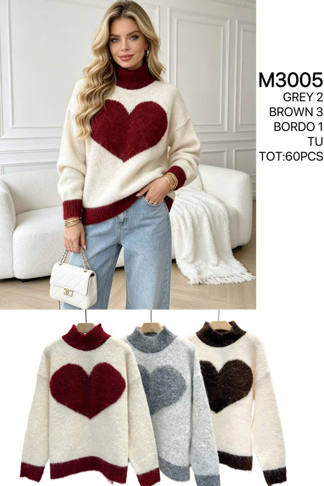 Relaxed Turtleneck Sweater