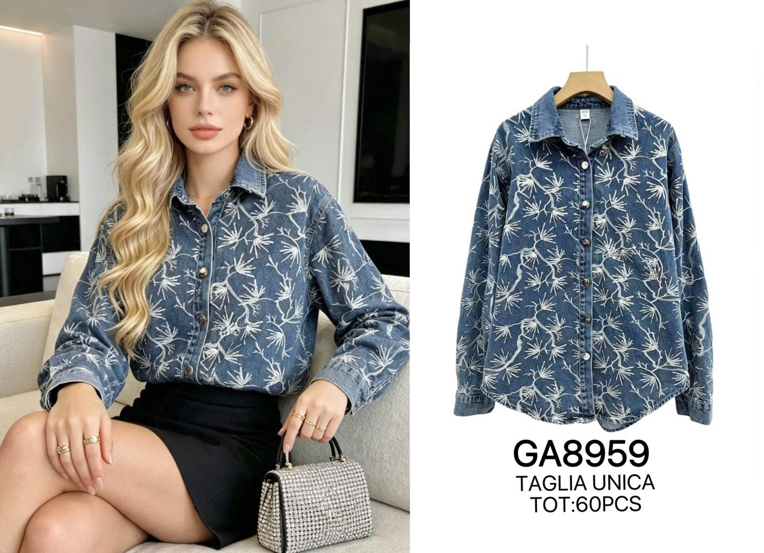 Relaxed Shirt with Collar