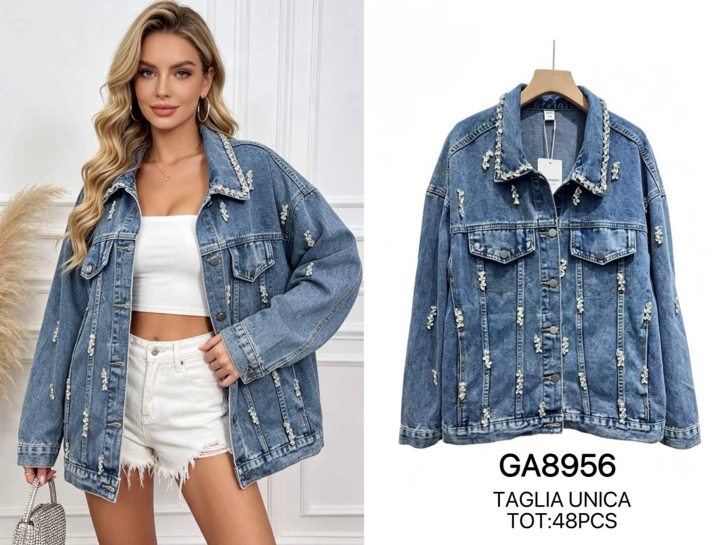 Oversize Jacket with Collar