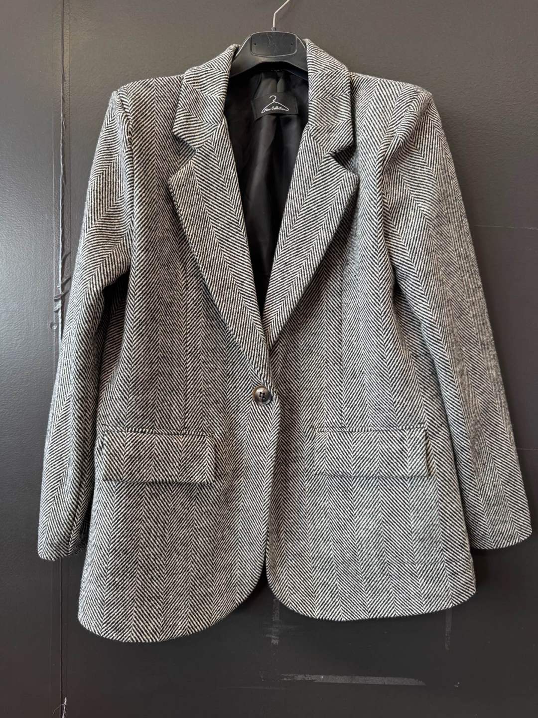 Oversize Tailored Blazer with Collar