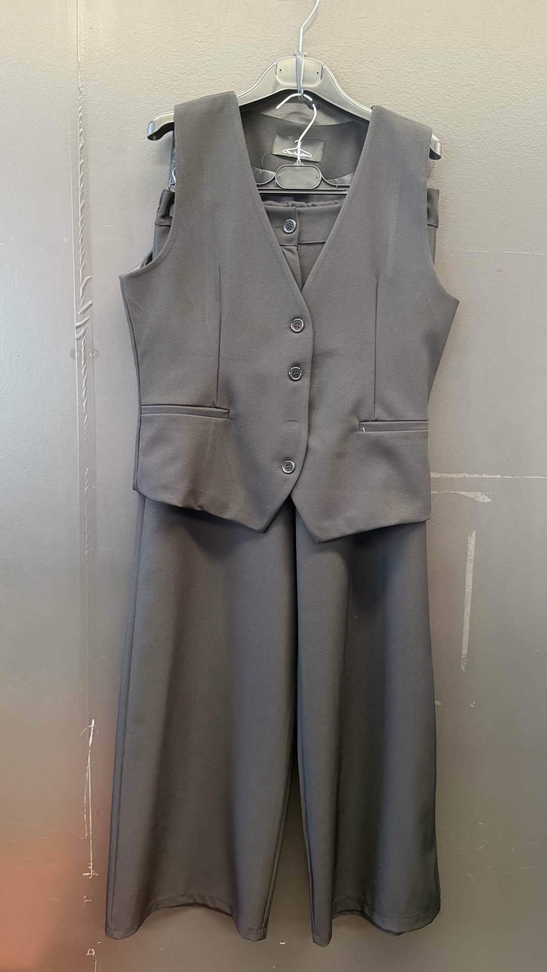 Tailored Set with Palazzo Trousers