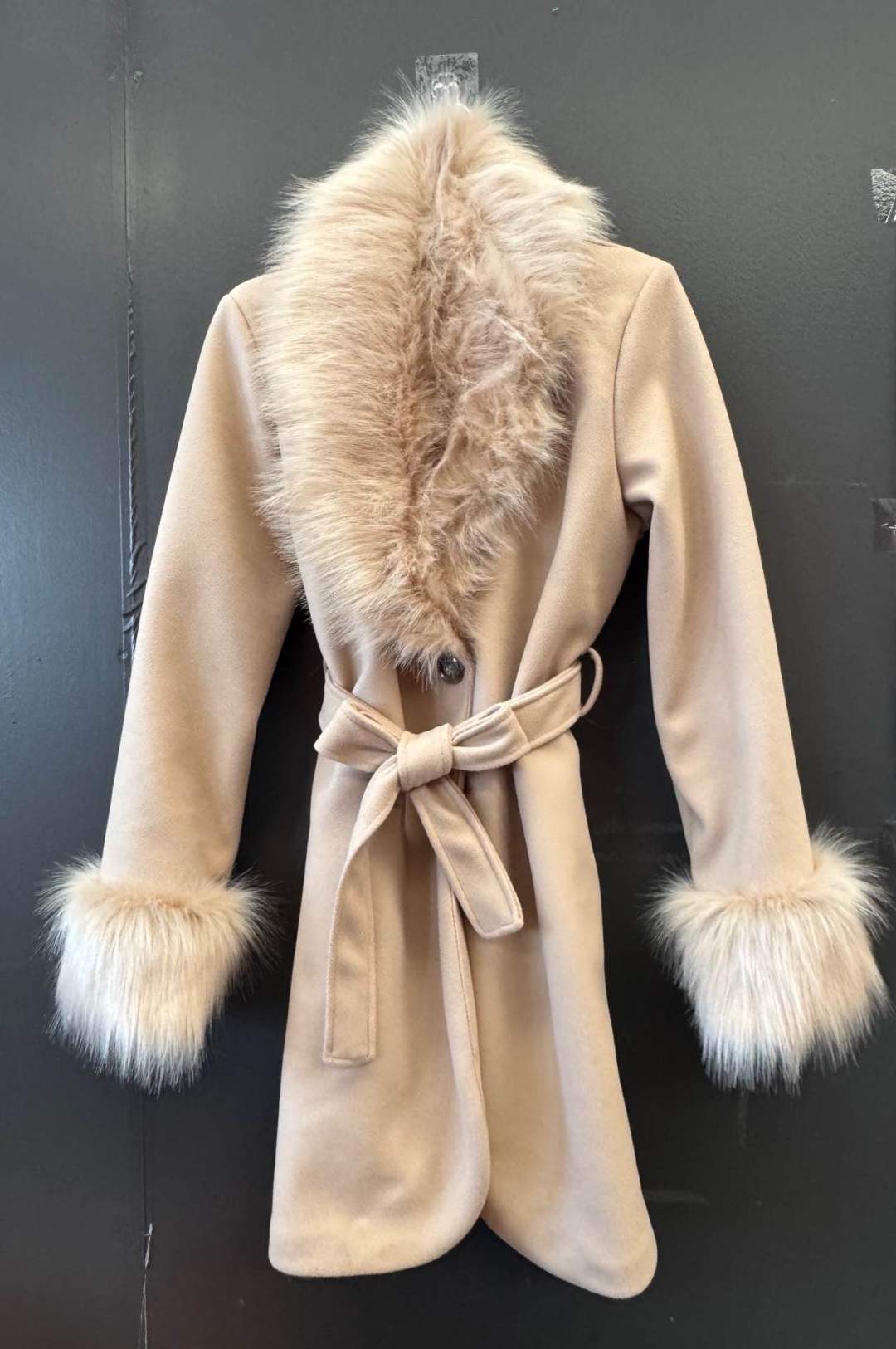 Tailored Coat with Belt