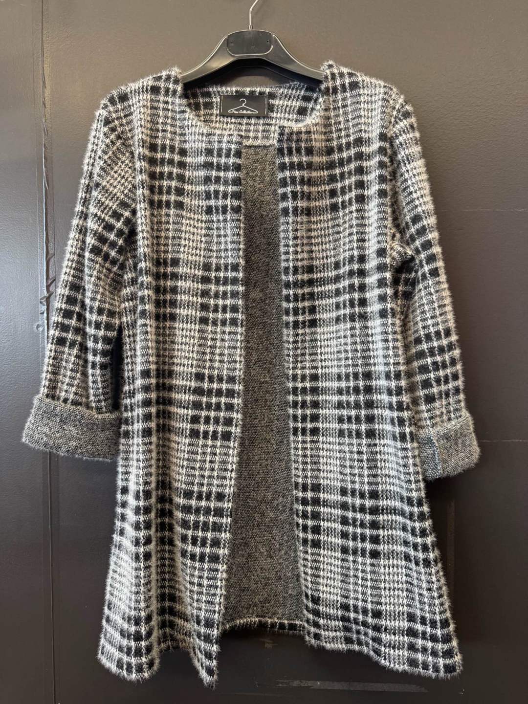 Relaxed Checked Coat