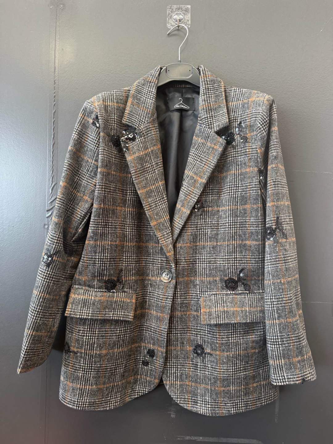 Tailored Check Blazer
