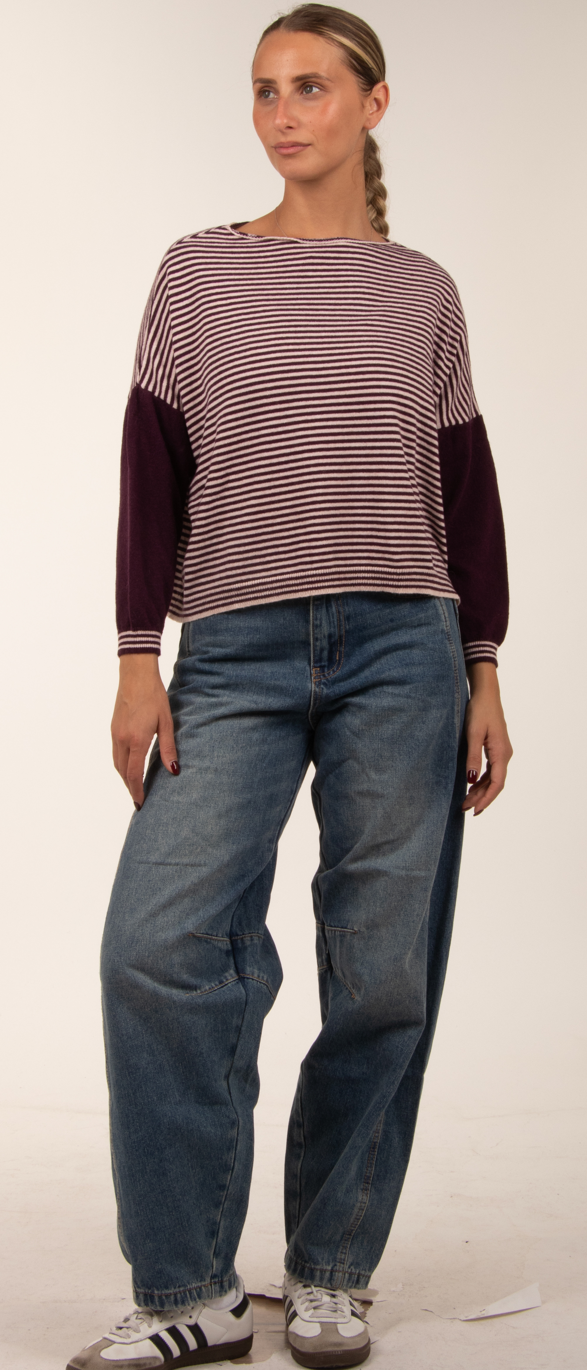 Oversized Striped Sweater